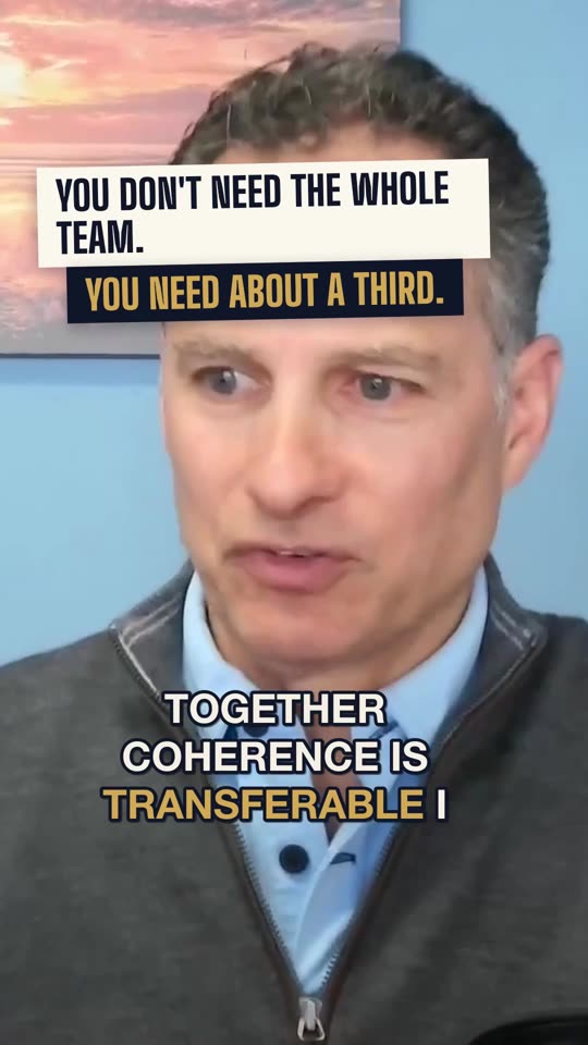 You don't need the whole team. You need about a third.